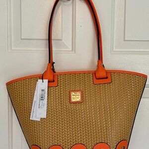 New With Tags and Dust Bag-Dooney & Bourke Orange and Tan Tote